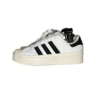 Adidas Superstar Bonega Shell Toe Platform Sneakers Size 10 White Black